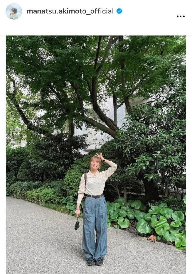 　秋元真夏のインスタグラム＠ｍａｎａｔｓｕ．ａｋｉｍｏｔｏ＿ｏｆｆｉｃｉａｌから