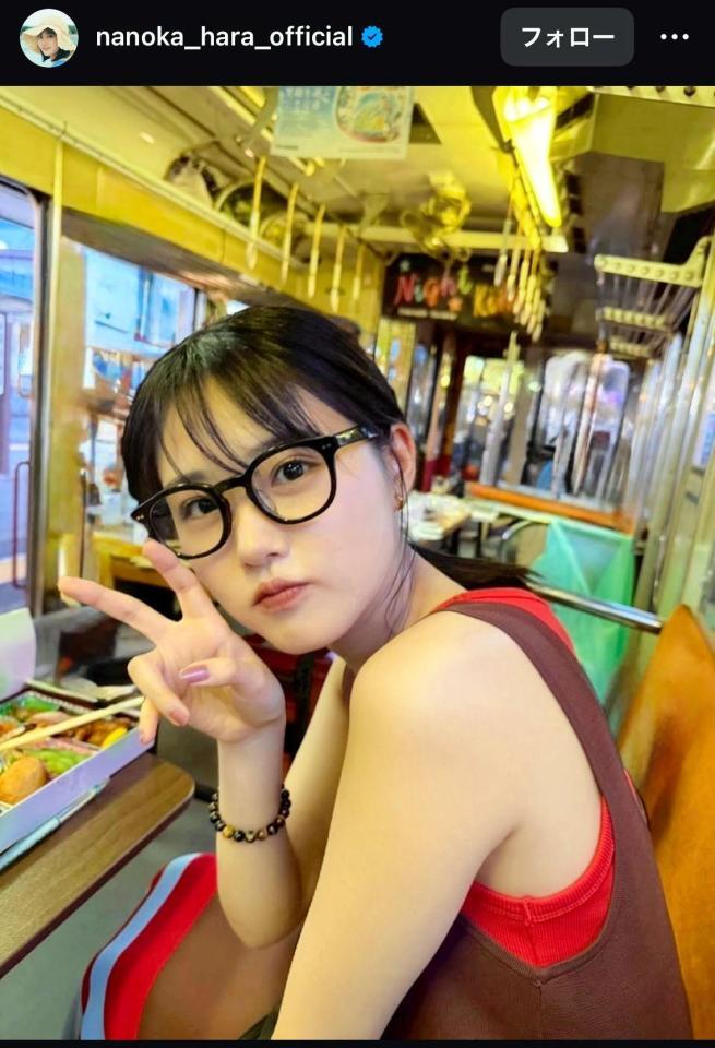 　原菜乃華のインスタグラム＠ｎａｎｏｋａ＿ｈａｒａ＿ｏｆｆｉｃｉａｌから