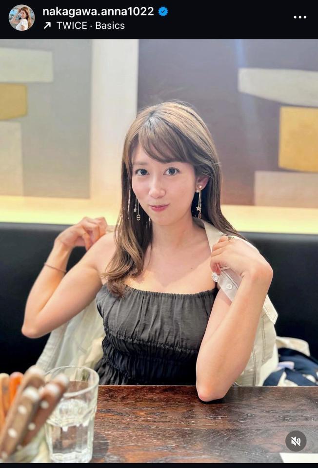 　中川安奈のインスタグラム＠ｎａｋａｇａｗａ．ａｎｎａ１０２２から