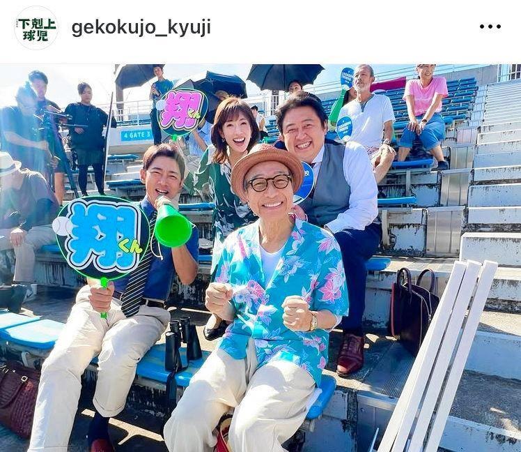 後列右がウーロン太。「下剋上球児」公式インスタグラム＠ｇｅｋｏｋｕｊｏ＿ｋｙｕｊｉより