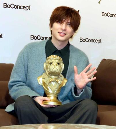 　新商品発表会に出席した城田優