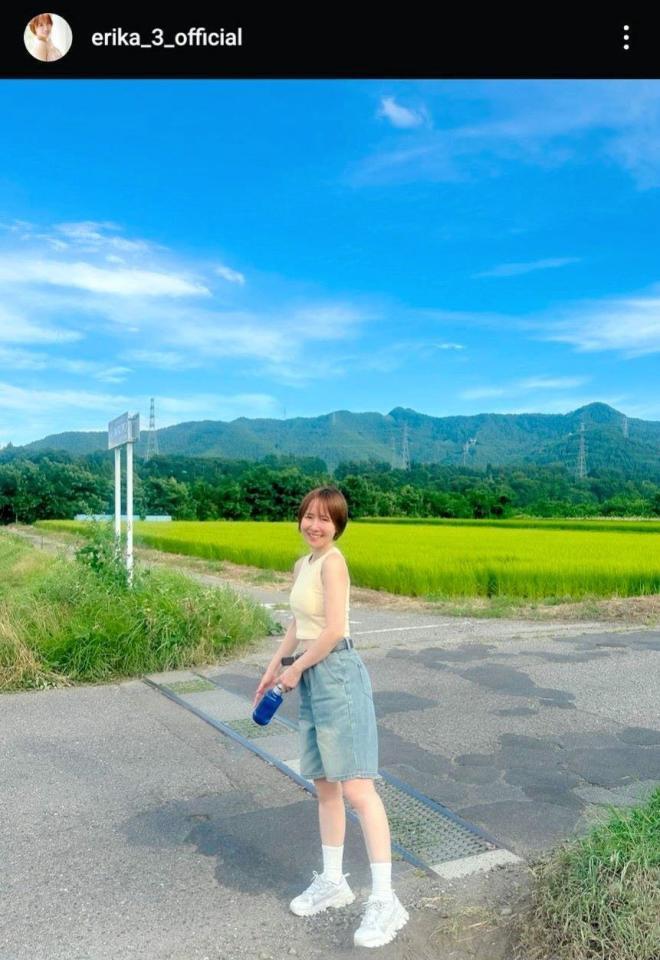 山川恵里佳のインスタグラム＠ｅｒｉｋａ＿３＿ｏｆｆｉｃｉａｌから