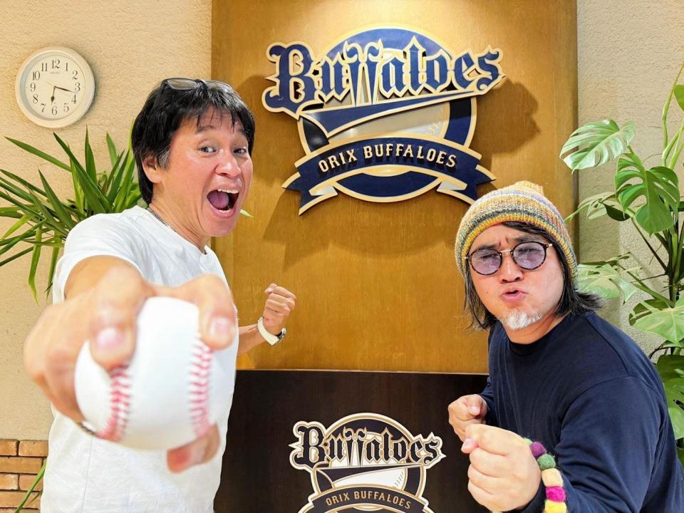 　ウエスタンリーグ・オリックス－ソフトバンク戦前にイベントを行ったＴあんどＴ