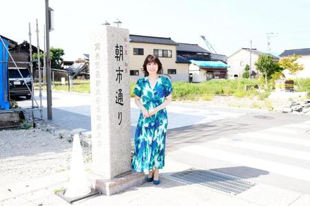 　輪島を訪問した水森かおり