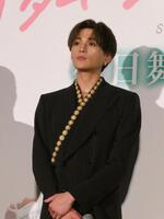 　舞台挨拶に登壇した八木勇征