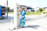 　輪島を訪問した水森かおり