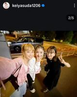 保田圭のインスタグラム（＠ｋｅｉｙａｓｕｄａ１２０６）より 