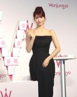 　発表会に出席したＴＷＩＣＥのＭＯＭＯ