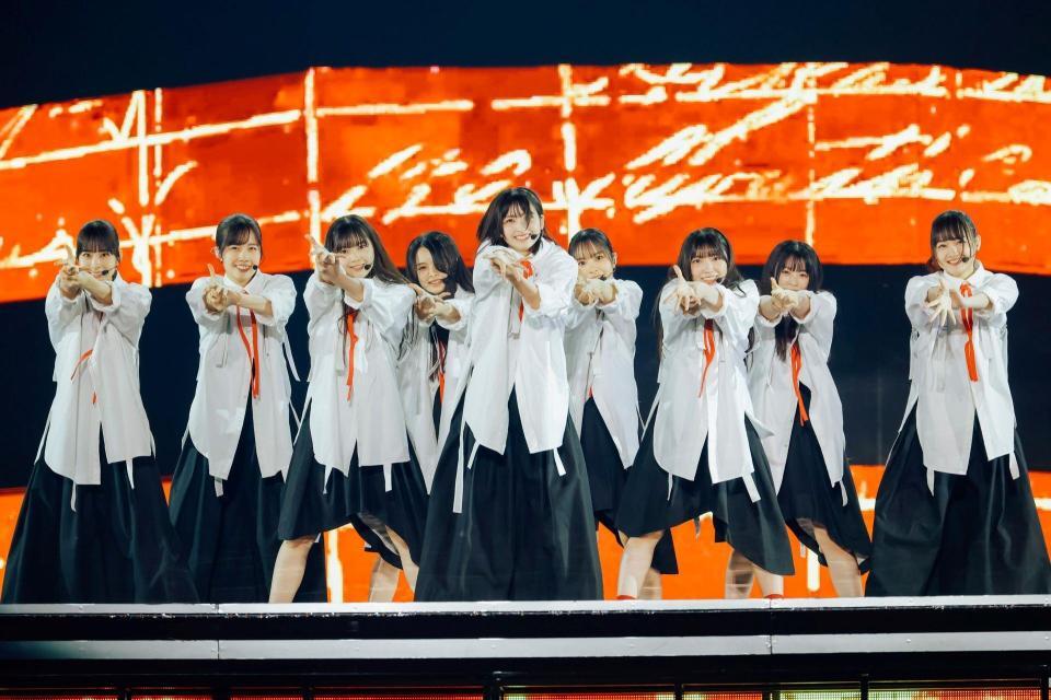 　登場した櫻坂４６の四期生　ⒸＳｅｅｄ＆Ｆｌｏｗｅｒ　ＬＬＣ