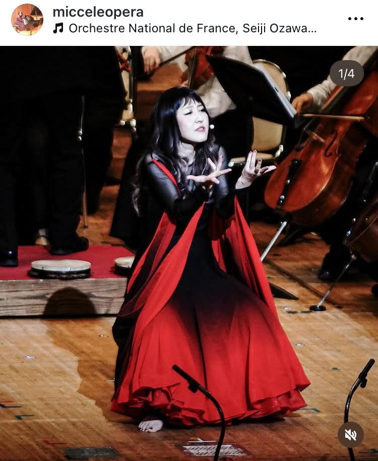 コンサートに出演。ミッチェルさんのインスタグラム＠ｍｉｃｃｅｌｅｏｐｅｒａより