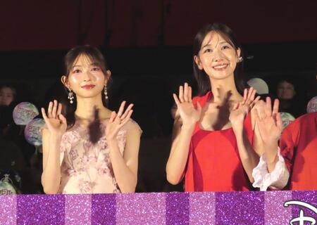 　イベントに出演した（左から）辻野かなみ、柏木由紀