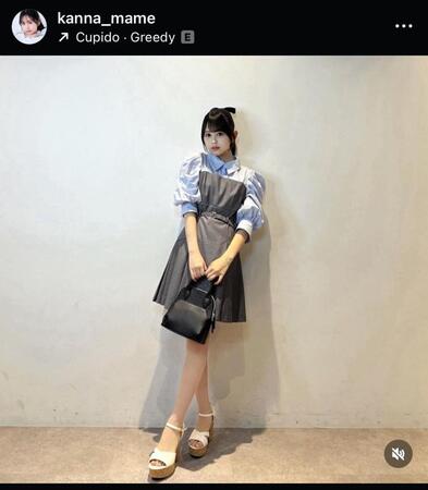 　梶原叶渚のインスタグラム＠ｋａｎｎａ＿ｍａｍｅから