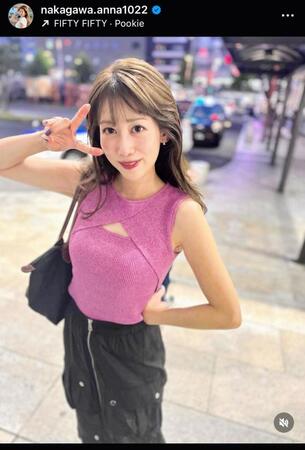 　中川安奈のインスタグラム＠ｎａｋａｇａｗａ．ａｎｎａ１０２２から