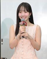 　イベントに登場した本田真凜（撮影・伊藤笙子）