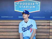 ＢＴＳの公式Ｘ＠ｂｔｓ＿ｂｉｇｈｉｔより　ドジャース戦で始球式を行ったＶ