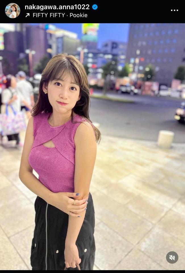 　中川安奈のインスタグラム＠ｎａｋａｇａｗａ．ａｎｎａ１０２２から
