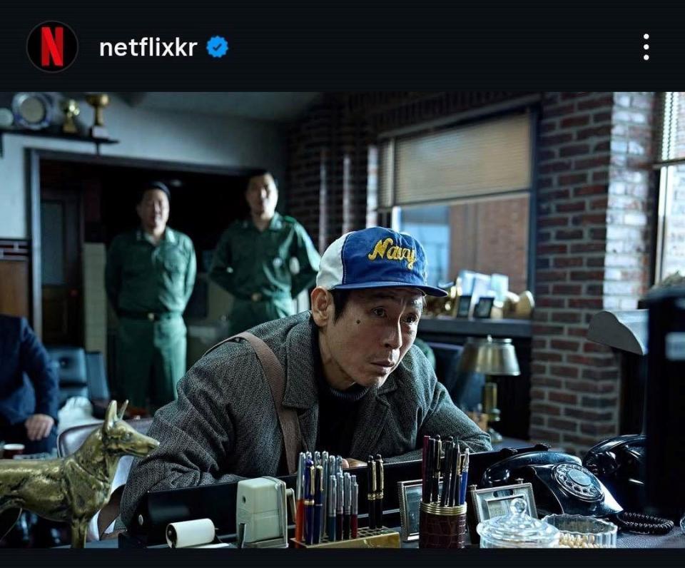 　Ｎｅｔｆｌｉｘ　Ｋｏｒｅａの公式インスタグラム＠ｎｅｔｆｌｉｘｋｒより　韓国映画「グッドニュース」に出演のソル・ギョング