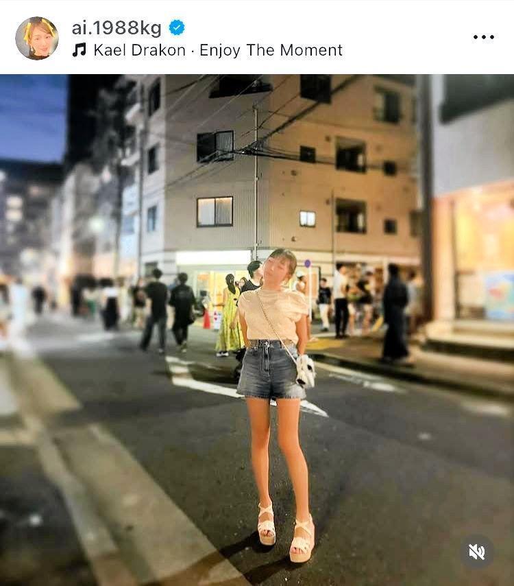 加護亜依のインスタグラム＠ａｉ．１９８８ｋｇ（８月２４日付）より