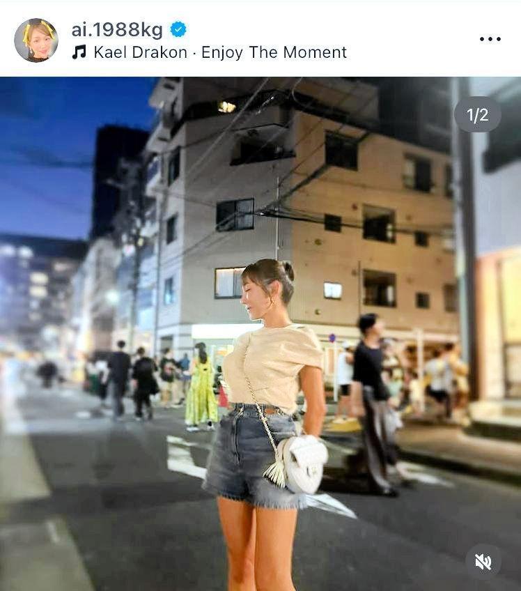 加護亜依のインスタグラム＠ａｉ．１９８８ｋｇ（８月２４日付）より