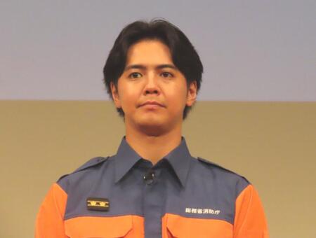　消防団入団促進広報２０２５「この街でみんなと強くなろう！」イベントに出席したＧＥＮＥＲＡＴＩＯＮＳの片寄涼太
