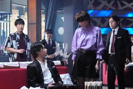 修羅場のホストクラブ。（Ｃ）フジテレビ