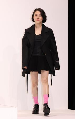 完成報告会に登場した高畑充希＝東京・京橋のＴＯＤＡホール＆カンファレンス東京（撮影・佐々木彰尚）