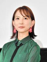 　「プリンシパル」初日舞台挨拶の谷村美月＝２０１８年３月３日撮影