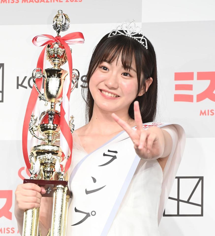 　グランプリに輝いた永岡ゆきね（撮影・園田高夫）