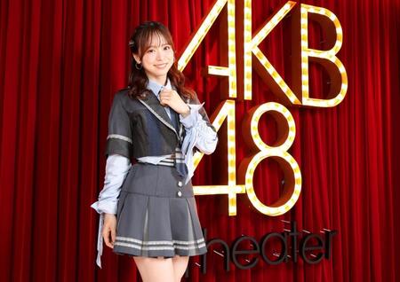 総監督としてＡＫＢ４８を引っ張る倉野尾成美（撮影・吉澤敬太）