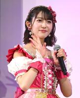 　東京おもちゃショーに登場した超ときめき♡宣伝部・小泉遥香（撮影・堀内翔）