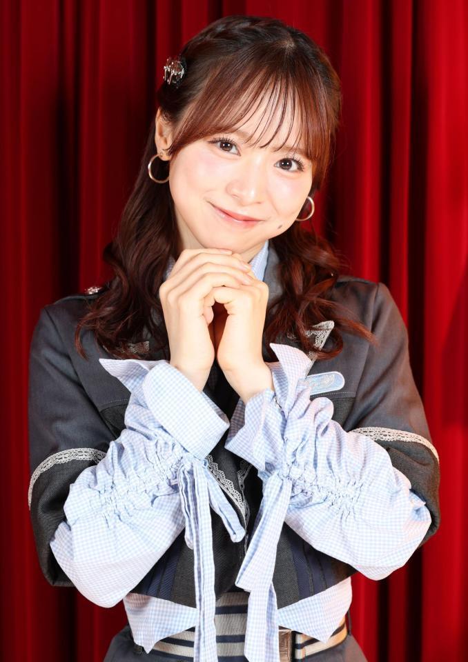 総監督としてＡＫＢ４８を引っ張る倉野尾成美（撮影・吉澤敬太）