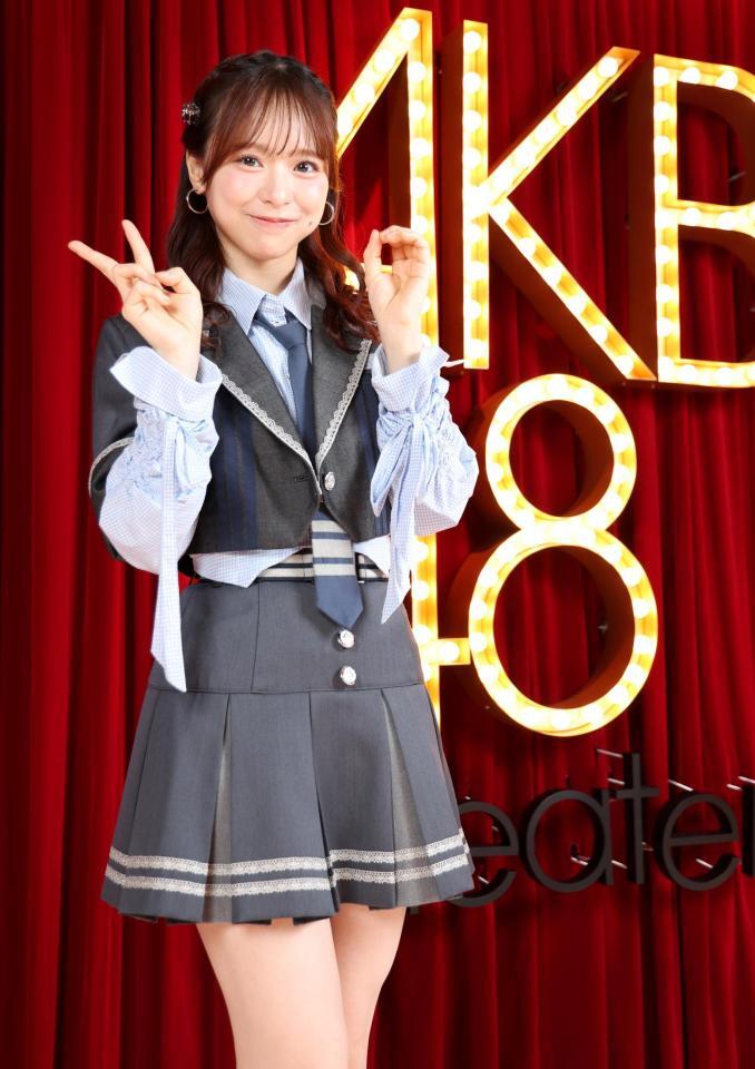 ２０周年を迎えるＡＫＢ４８を引っ張る倉野尾成美（撮影・吉澤敬太）