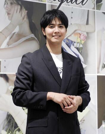 　取材会を行った片寄涼太