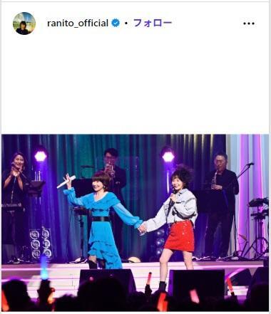 伊藤蘭のインスタグラム＠ranito_officialより