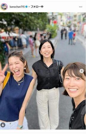 　狩野舞子さんインスタグラム＠ｋａｎｏｃｈａｎ７１５ 