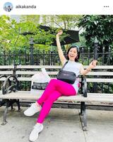 　ＮＹで。神田愛花のインスタグラム＠ａｉｋａｋａｎｄａ（２３年８月２９日付）より