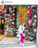 　ＮＹで。神田愛花のインスタグラム＠ａｉｋａｋａｎｄａ（２３年８月２９日付）より