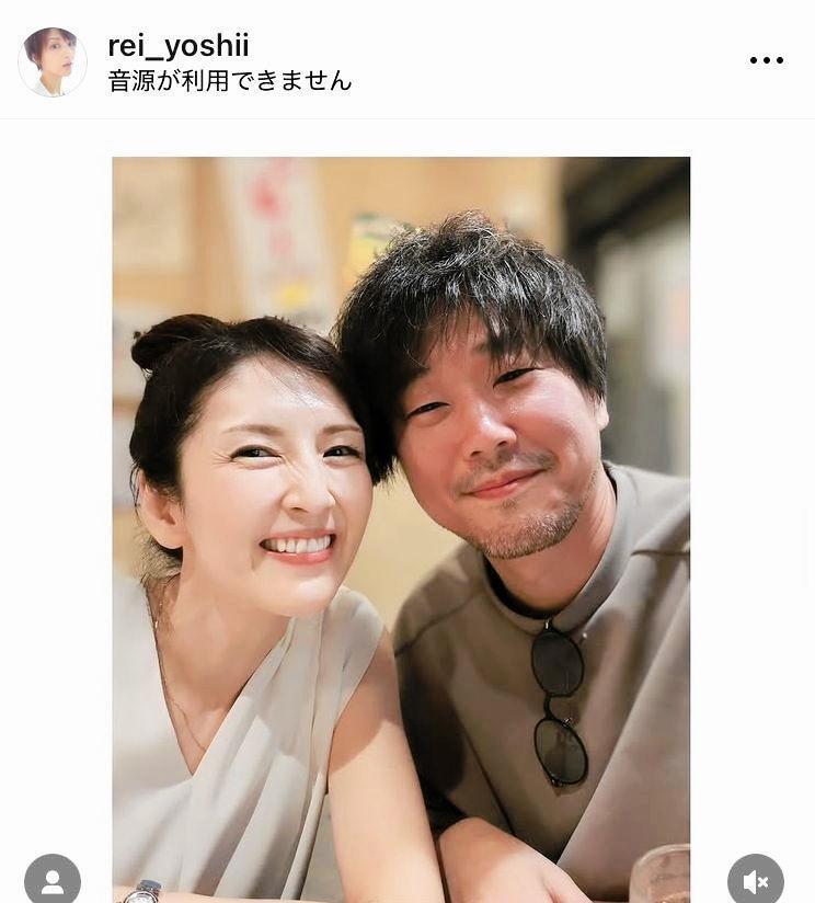 　夫婦仲良し！吉井怜のインスタグラム＠ｒｅｉ＿ｙｏｓｈｉｉ（２４年１２月３１日付）より