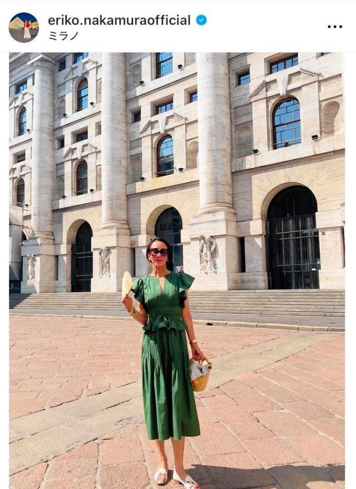 　中村江里子のインスタグラム＠ｅｒｉｋｏ．ｎａｋａｍｕｒａｏｆｆｉｃｉａｌより