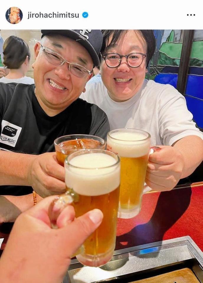 　超楽しそうな二郎会ｗハチミツ二郎のインスタグラム＠ｊｉｒｏｈａｃｈｉｍｉｔｓｕより