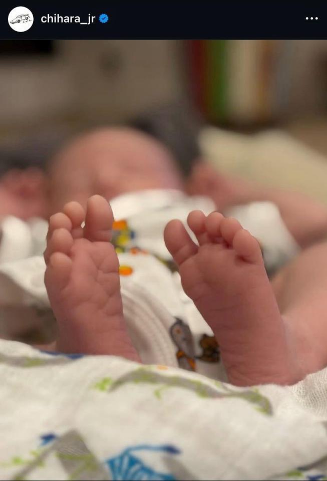 　千原ジュニアのインスタグラム（＠ｃｈｉｈａｒａ＿ｊｒ）より