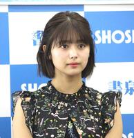 　取材に応じる北野瑠華