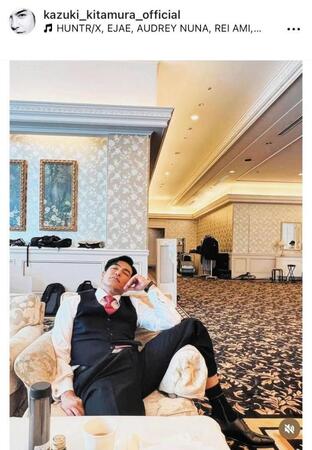　北村一輝のインスタグラム＠ｋａｚｕｋｉ＿ｋｉｔａｍｕｒａ＿ｏｆｆｉｃｉａｌから
