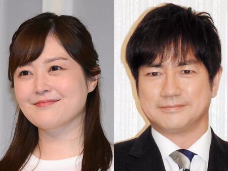 　水卜麻美アナ（左）と羽鳥慎一アナ