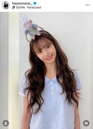 　ハ・ヨンスのインスタグラム＠ｈａｙｅｏｎｓｏｏ＿より 