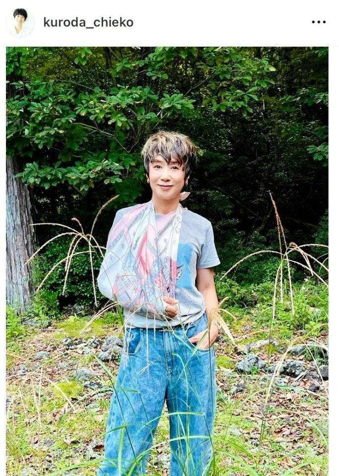 黒田知永子のインスタグラム＠ｋｕｒｏｄａ＿ｃｈｉｅｋｏより