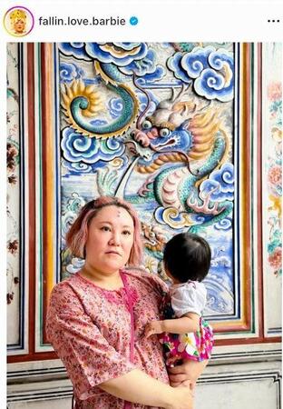マレーシア旅。バービーのインスタグラム＠ｆａｌｌｉｎ．ｌｏｖｅ．ｂａｒｂｉｅ（８月１８日付）より 