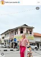 マレーシア旅。バービーのインスタグラム＠ｆａｌｌｉｎ．ｌｏｖｅ．ｂａｒｂｉｅ（８月１８日付）より 