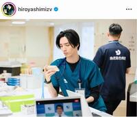 「１９番目のカルテ」より。清水尋也容疑者のインスタグラム＠ｈｉｒｏｙａｓｈｉｍｉｚｖ（７月１３日付）より