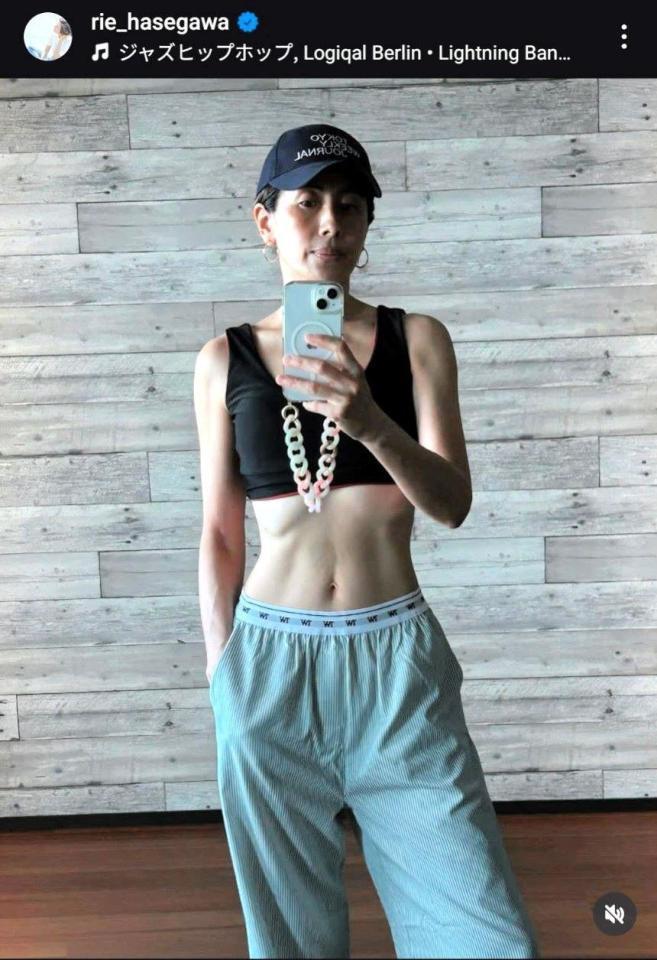 長谷川理恵のインスタグラム＠ｒｉｅ＿ｈａｓｅｇａｗａから